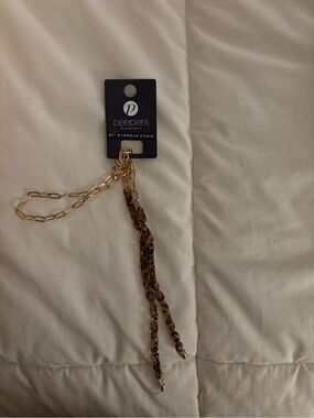Peepers Gold and Tortoiseshell Eyewear Chain